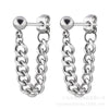 Chain earrings, 1 piece