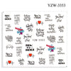 Yzw3353 / water stickers