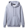 Pure gray hooded sweater [regular style] / m
