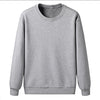 Pure gray round neck sweater [regular style] / m