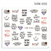 Yzw3352 / water stickers