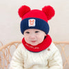 Red - two piece set / 6 months - 2 years old baby (head circumference 48-52cm)