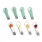 Cartoon mini nail clipper cute baby nail scissors household single manicure nail clipper practical manicure tool