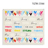 Yzw3344 / water stickers