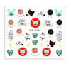 Yzw3348 / water stickers