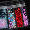 2g bone bag love sequins - laser silver 1