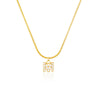 M / gold