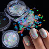 3g square bottle transparent mixed shape sequins