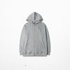 Thin gray solid color cardigan jacket / s