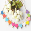 50 colored love hearts + 10 meters of hemp rope + 6 seamless nails / 1-50 pack price