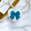 Love bow knot holder-blue