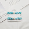 Light blue hair tie