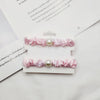 Light pink hair tie