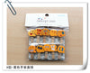 H orange smiley face / 3.5x0.7cm