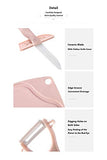 SYGA Ceramic Fruit Knife Sets Paring Knives Chopping Boards Fruits Peeler 3PCS Suits Kitchen Cooking Vegetable Ceramic Knife Tools_Pink