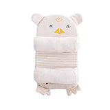 SYGA 1 Piece Adjustable New Born Anti-Head Fixed Baby Pillow (Coffee)