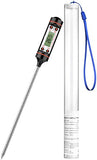 SYGA Kitchen Thermometer Digital Multi-Functional with Instant Read Cooking Thermometer With Auto Turnoff Function Digital Thermometer for All Food, Grill, BBQ and Candy - Black