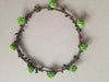 Green bead green flower