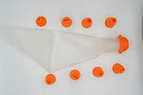 SYGA 8 Nozzles Sacco Pastry Cake Decorator Icing Bag (Orange)