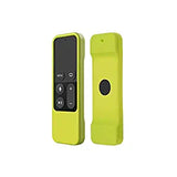SYGA Apple TV 4K 4th 5th Generation Protective Case Siri Remote Controls Case Cover Skin, Silicone Skidproof Cover of Protection for TV 4 4K Remote Controller - Green