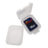 SYGA 10 Pieces Memory Card Plastic Storage Case for SD MMC/SDHC PRO Duo (Memory Card not Included) (1.9" x 1.5" x 0.3")