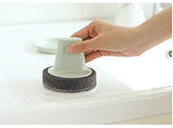 SYGA Kitchen Tray Dish Self Design Cleaning Sponge_White