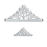 SYGA Cake Decorating Mould Crown Shape Fondant Cake Mold - White