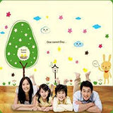 SYGA PVC Vinyl Wall Stickers for Living Room Self Adhesive Stickers (Kindergarten Classroom) - Multi Color