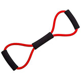 SYGA Yoga Pilates Pull Rope Gym Fitness Resistance Elastic Rubber Bands Straching Training Cord_Red