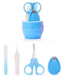 SYGA Baby, Infant and Toddler Blue Grooming Kit with Scissors - The Best Unique Baby Shower Gift for Girls and Boys