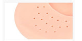 SYGA Silicone Moisturizing Skin Care Protection Anti-Cracking Foot Small Size Socks for Men and Women (Skin, Small)