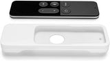 SYGA Apple TV 4K 4th 5th Generation Protective Case Siri Remote Controls Case Cover Skin, Silicone Skidproof Cover of Protection for TV 4 4K Remote Controller - White