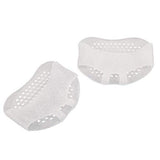 SYGA Forefoot Pads Soft Toe Separator, Prevent Calluses, Foot Pain Relief Honey Comb Pattern for Women and Men_White