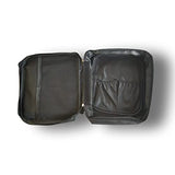 SYGA Travel Cosmetic Bag Plain Multifunction Portable Bag Cosmetic Makeup Pouch Case (Black)