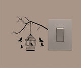 SYGA Set of 6 Decorative Beautiful Modern Art Switch Board Stickers