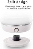 SYGA 600 ml Electric Tea Kettle Collapsible Electric Travel Kettle Dual Voltage Food Grade Silicone