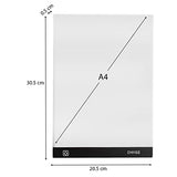 Dwise A4 Size LED Lighted Drawing Tracing Board 3 Adjustable Brightness Touch Button