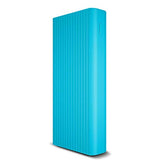 SYGA 1pc Power Bank Cover Only Anti-Slip Silicone Protection Cover for Mi 2C 20000mAh Powerbank_Blue
