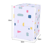 SYGA Dust Proof Roller Washing Machine Top Covers, Waterproof Washer/Dryer Cover(Front Load Random Design)
