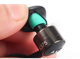 SYGA Silicone Earbuds Tips for Sony XBA, MDR, Senhai and UE Series in-Ear Earphone Headsets, Hybrid Eartips, Original Colombian Brother Earmuffs Headphone (Smallsmall(9mm and 3.5mm Diameter), Black)