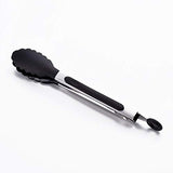SYGA 1 Piece Silicone Cooking Tong Small,Stainless Steel Material with Heat Resistant Premium Silicone Grip (Random Colour)