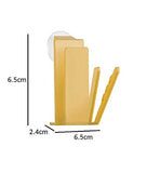 SYGA Set of 2 Wall Mounted Washing Cup Toothbrush Holder(Yellow)