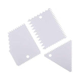 SYGA Set of 3 Cake Smoother Scrapper for Cake Decoration