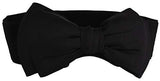 SYGA Women Bow Waist Band Elastic Pu Leather Fashionable Waist Belt for Girls 60-80cm Retro Ladies Waist Belt For Jeans Short & Long Dress Skirt Sweater Shirt
