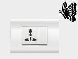 SYGA Set of 7 Decorative Beautiful Modern Art Switch Board Stickers