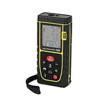 SYGA Digital Laser Distance Measuring Tape Tool, Distance Measuring Meter, Yellow - 120m (Colour & Design May Vary)