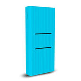 SYGA 1pc Power Bank Cover Only Anti-Slip Silicone Protection Cover for Mi 2C 20000mAh Powerbank_Blue