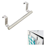 SYGA 23 cm Stainless Steel Kitchen Bathroom Storage Rack Holder Towel Bar Cupboard Hanging Shelf Hanger Chest Storage Organizer