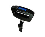 SYGA Hanging Scale Digital Hand Scaler Luggage Scales up to 50 kg with Strap (Black)