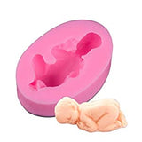 SYGA Baby Infant Silicone Cake Molds Cake Decorating Jelly Mold Fondant Chocolate Sugar Mould Handmade Soap Molds Baking Tools_Pack of 1